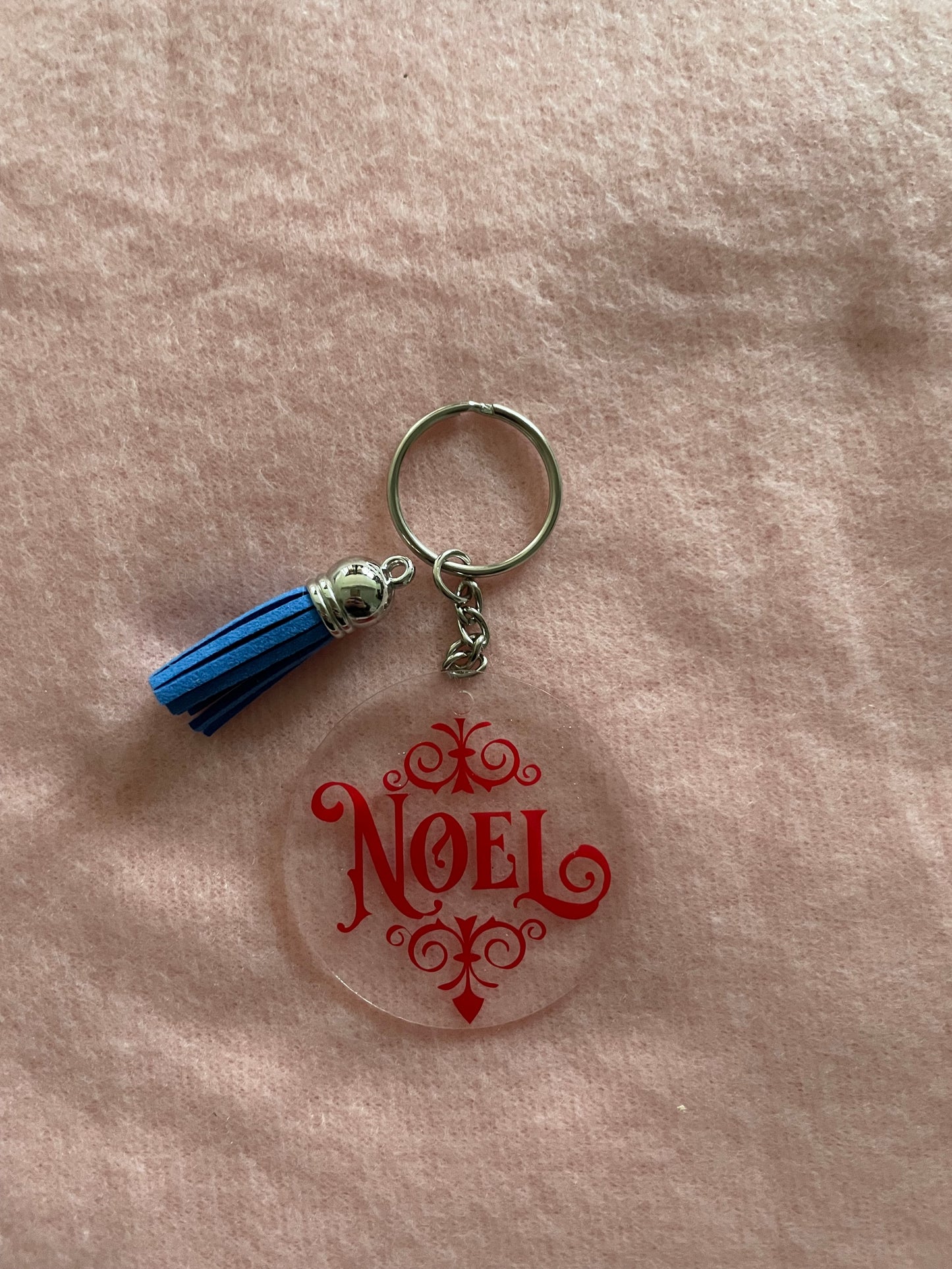 porte clefs acyique  personnalisé